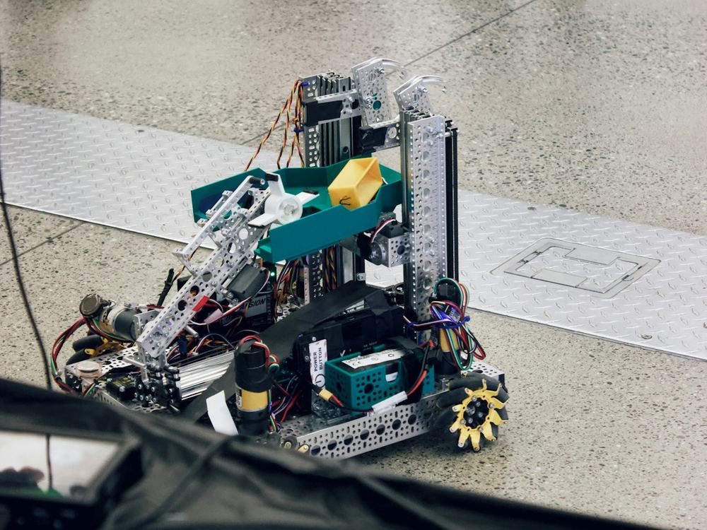A homemade fighting robot